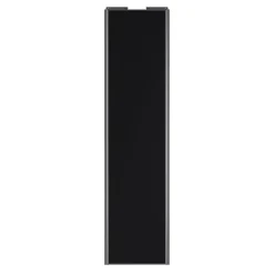 Porte de placard coulissante noir mat profil gris GoodHome Arius H. 248,5 x L. 62.2 cm + amortisseurs