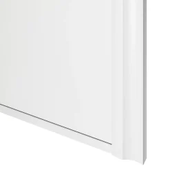 Porte de placard coulissante atelier blanc profil blanc GoodHome Arius H. 248,5 x L. 91.2 cm + amortisseurs