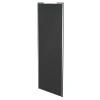Porte de placard coulissante anthracite profil gris GoodHome Arius H. 248,5 x L. 92.2 cm + amortisseurs
