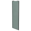 Porte de placard coulissante vert de gris profil noir GoodHome Arius H. 248,5 x L. 77.2 cm + amortisseurs