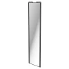 Porte de placard coulissante miroir profil noir GoodHome Arius H. 248,5 x L. 62.2 cm + amortisseurs