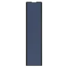 Porte de placard coulissante bleu profil noir GoodHome Arius H. 248,5 x L. 62.2 cm + amortisseurs