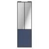 Porte de placard coulissante atelier bleu profil noir GoodHome Arius H. 248,5 x L. 76.2 cm + amortisseurs