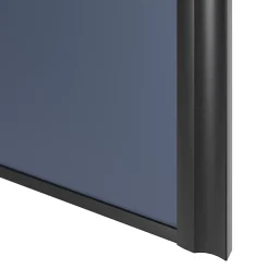 Porte de placard coulissante atelier bleu profil noir GoodHome Arius H. 248,5 x L. 76.2 cm + amortisseurs
