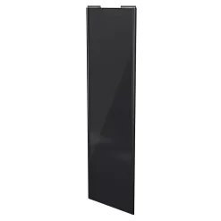 Porte de placard coulissante noir profil noir GoodHome Arius H. 248,5 x L. 77.2 cm + amortisseurs