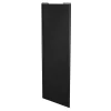 Porte de placard coulissante noir mat profil noir GoodHome Arius H. 248,5 x L. 92.2 cm + amortisseurs