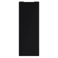 Porte de placard coulissante noir mat profil noir GoodHome Arius H. 248,5 x L. 92.2 cm + amortisseurs