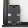 Porte de placard coulissante atelier blanc profil noir GoodHome Arius H. 248,5 x L. 91.2 cm + amortisseurs