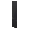 Porte de placard coulissante noir profil noir GoodHome Arius H. 248,5 x L. 62.2 cm + amortisseurs