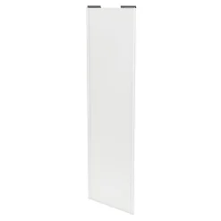 Porte de placard coulissante blanc profil blanc GoodHome Arius H. 248,5 x L. 77.2 cm + amortisseurs
