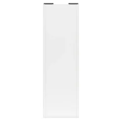 Porte de placard coulissante blanc profil blanc GoodHome Arius H. 248,5 x L. 77.2 cm + amortisseurs