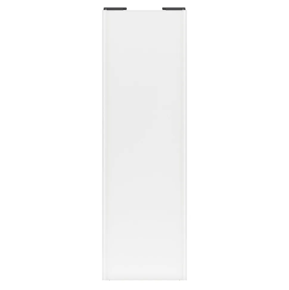 Porte de placard coulissante blanc profil blanc GoodHome Arius H. 248,5 x L. 77.2 cm + amortisseurs