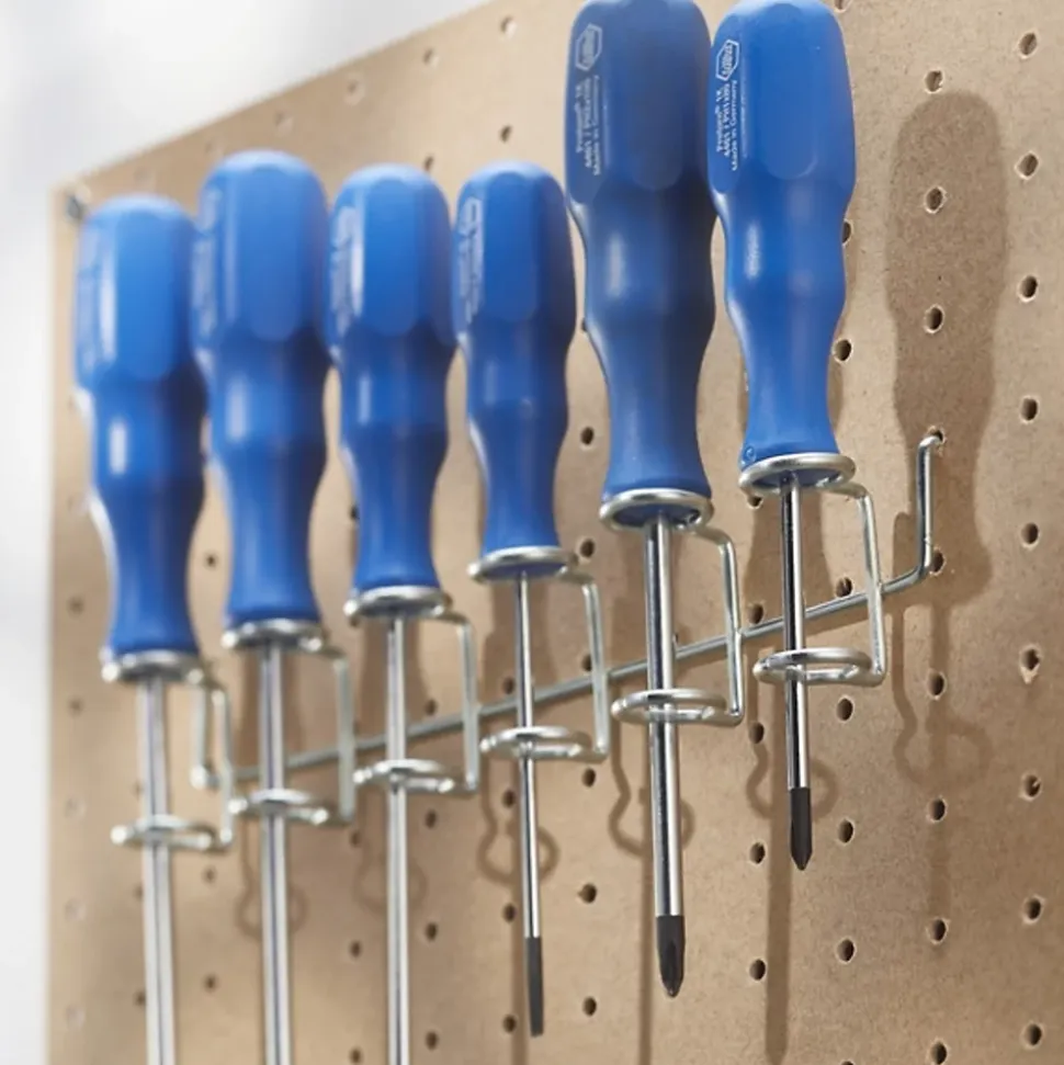 Porte outils Mottez pour 6 outils montage sur panneau perforé