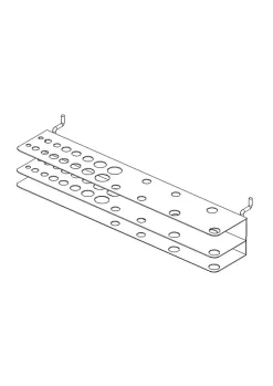 Porte outils Mottez pour 23 tournevis/forets montage sur panneau perforé