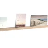 Porte photo effet bois l.50 cm Ariane