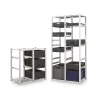 Porte-Bacs Norme Europe kit départ H. 1000 mm pour bacs 400 x 300 mm