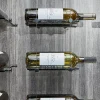 Porte-bouteille de vin suspendus Kit doré 12 bouteilles