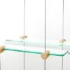 Porte-bouteille de vin suspendues Kit 6 bouteilles Chrome