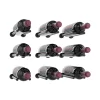 Porte-Bouteille kit mural pour 9 bouteilles noir design