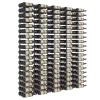 Porte-Bouteille kit mural pour 270 bouteilles Nickel brossé