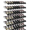 Porte-Bouteille kit mural pour 81 bouteilles Nickel brossé