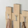 Portemanteau Astratto, Portemanteau, Surmatelas, Cintre mural, 64x4 h79 cm, Chêne