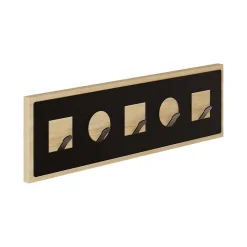 Portemanteau Flossie, Portemanteau, Porte-vêtements polyvalent, Cintre mural, 54x2 h16 cm, Chêne