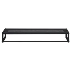 Porte-manteau mural avec étagère et penderie en métal noir L. 90 cm Homesight Grif