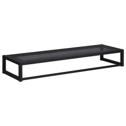 Porte-manteau mural avec étagère et penderie en métal noir L. 90 cm Homesight Grif