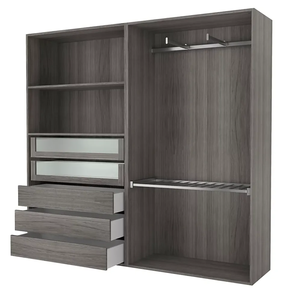 Porte-pantalons coulissant acier gris Atomia L. 96,4 cm x P. 40 cm GoodHome