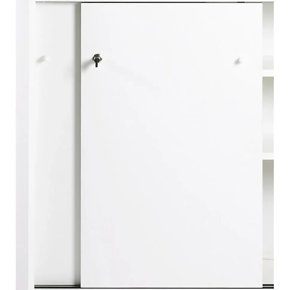 Portes coulissantes SNACK134 SIMMOB Blanc L49 x H76,5 cm