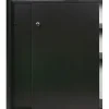 Portes coulissantes SNACK134 SIMMOB noir L49 H76.5 cm