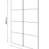 Portes de placard coulissantes 2 vantaux panneaux effet chêne et miroir GoodHome Atomia H. 225 x L. 150 x ép. 5,5 cm