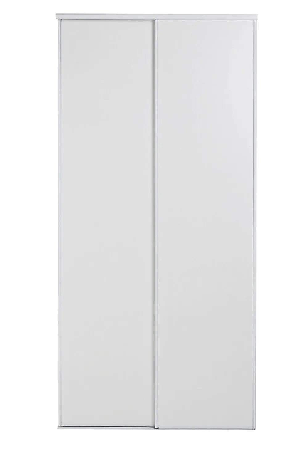Portes de placard coulissantes blanches effet bois GoodHome Romero H 250 x L.60 cm, 2 portes