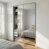 Portes de placard coulissantes 2 vantaux panneaux miroir GoodHome Atomia H. 225 x L. 150 x ép. 5,5 cm