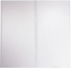 Portes de placard coulissantes blanches effet bois GoodHome Romero H. 120 x l. 60 cm, 2 portes