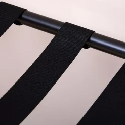 Porte-valise VOYAGE, structure pliable en métal noir