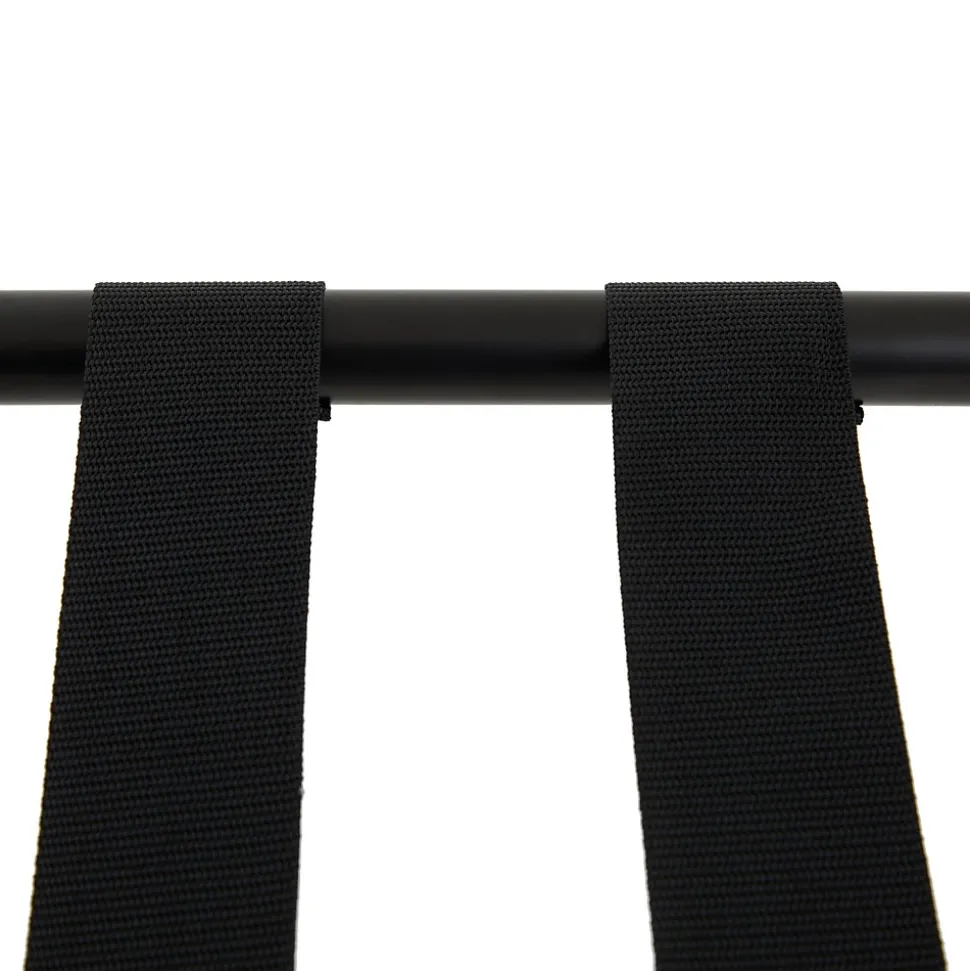 Porte-valise VOYAGE, structure pliable en métal noir