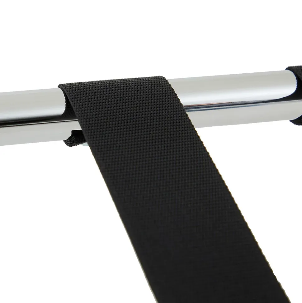 Porte-valise VOYAGE, structure pliable en métal chromé