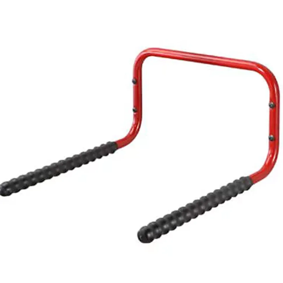 Porte-vélos pour le garage coloris rouge Mottez fixation murale capacité 2 vélos