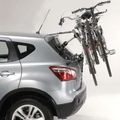Porte-vélos pour voiture Mottez fixation à sangles capacité 3 vélos charge maxi 45 kg