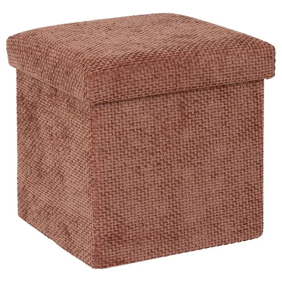 Pouf Mix'n Modul pliable 31x31cm terracotta - Terracotta- 5five