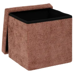 Pouf Mix'n Modul pliable 31x31cm terracotta - Terracotta- 5five