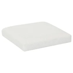 Pouf pliable Mix'n modul 31x31 cm bouclette blanche - Beige- 5five