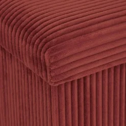 Pouf pliant Arum ambre 76x38cm - Atmosphera
