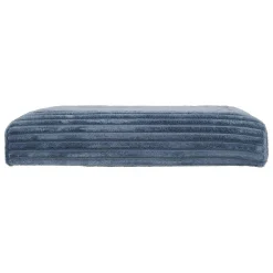 Pouf pliant Arum bleu encre 38x38cm - Atmosphera
