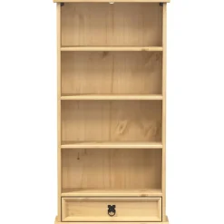 Prolenta Premium - Armoire à CD Corona 52x17,5x103 cm bois de pin massif