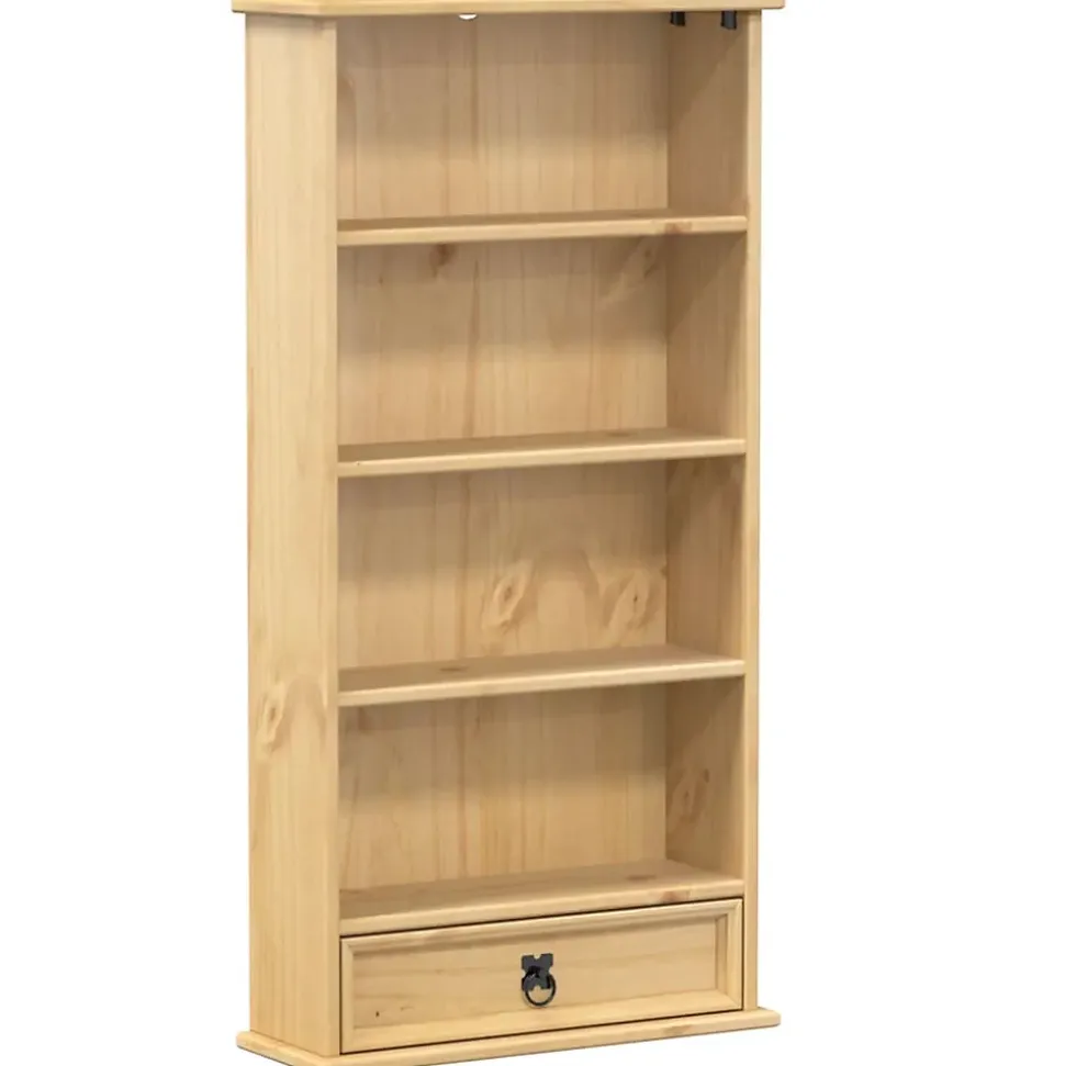 Prolenta Premium - Armoire à CD Corona 52x17,5x103 cm bois de pin massif