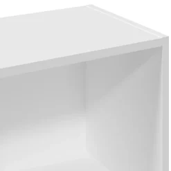 Prolenta Premium - Bibliothèque blanc 57x28,5x107,5 cm bois d'ingénierie