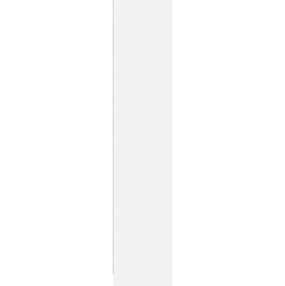 Prolenta Premium - Bibliothèque blanc 57x28,5x107,5 cm bois d'ingénierie